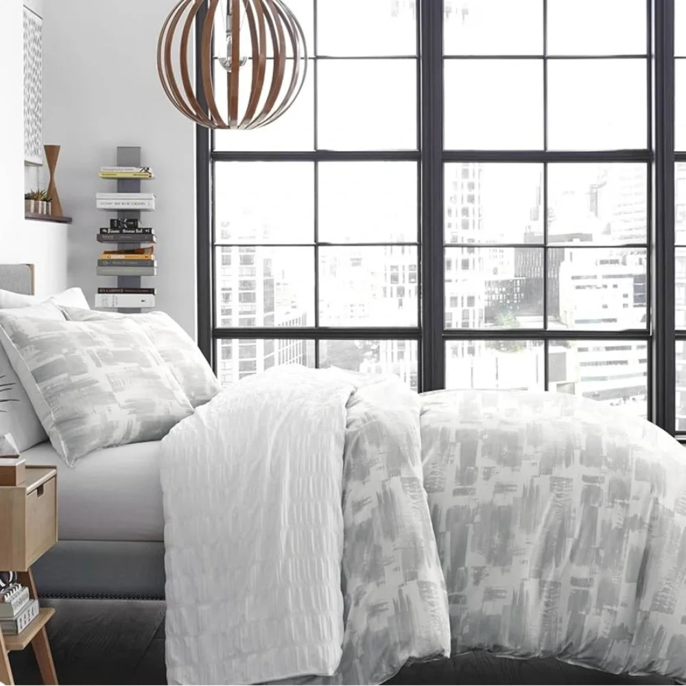 City Scene Aria Duvet Cover Set Reversible Queen 3 pc